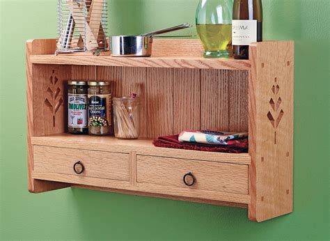 Rustic Wall Shelf Woodworking Project Woodsmith Plans