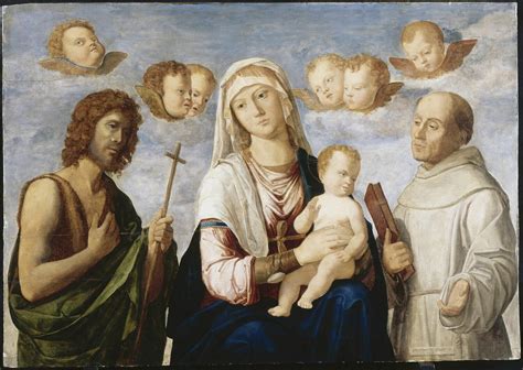 La Vierge Et L Enfant Entre Saint Jean Baptiste Et Saint Fran Ois