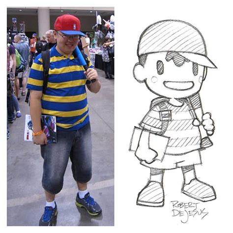 Ness Sketch By Banzchan Deviantart On Deviantart Cartoon Sketches