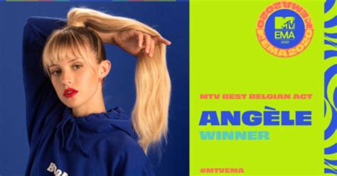 Angèle Wint Mtv Ema Best Belgian Act Award 2020 Muziek Hlnbe