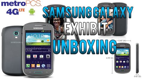 Samsung Galaxy Exhibit 4GLTE Unboxing Metro PCS Or T Mobile YouTube