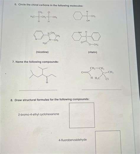 Solved Complete The Following Reactions By Adding The