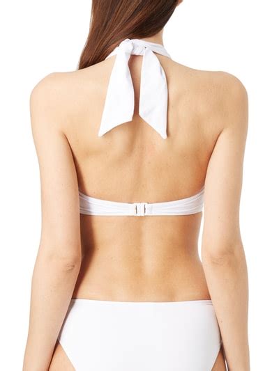 Seafolly Bikini Oberteil Mit Neckholder Weiss Online Kaufen