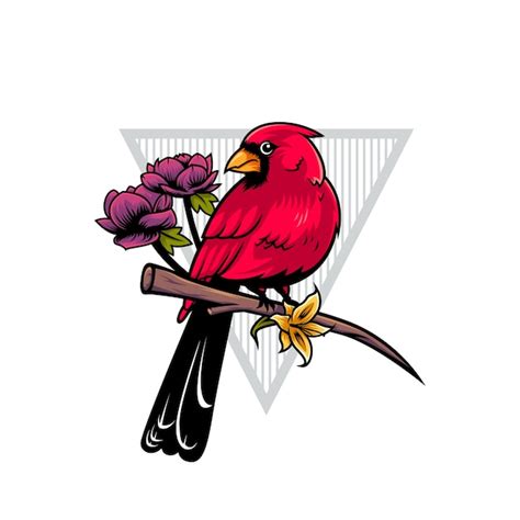 Premium Vector | Red bird logo vector