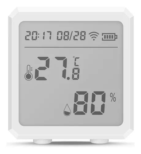 Sensor De Temperatura Y Humedad Tuya Wifi Link Tuya Mu Mercadolibre