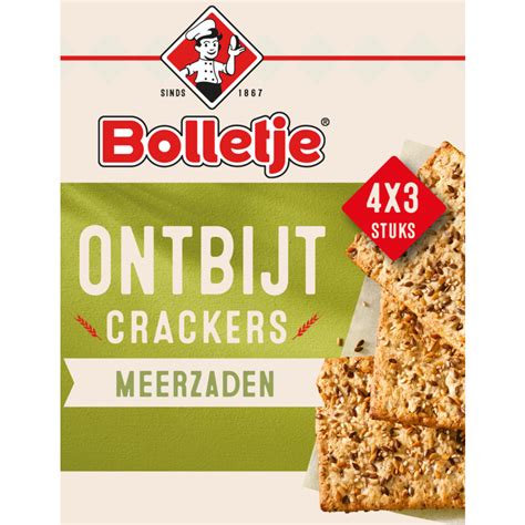 Bolletje Ontbijtcrackers Meerzaden Pak Gram Dutchfoodexpress