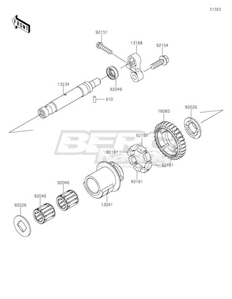 BOLT FLANGED 8X30 Berg Racing Motocross Enduro Originaldelar