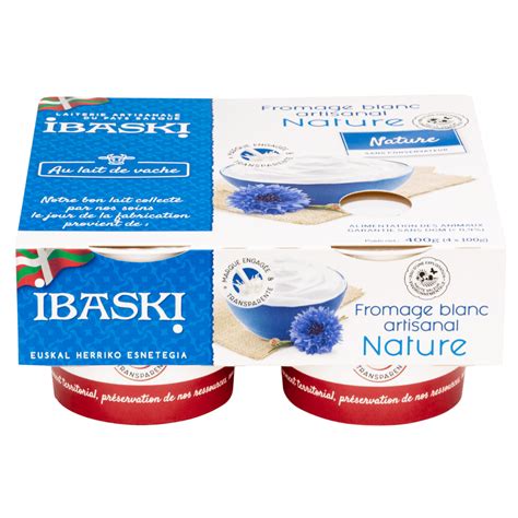 Fromage Blanc Artisanal Nature Ibaski