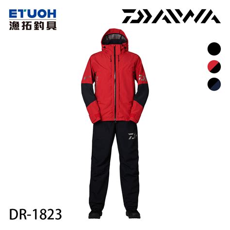 Daiwa Dr 1823 紅 M Xl Gore Tex 透氣防水雨衣套裝 漁拓釣具官方線上購物平台