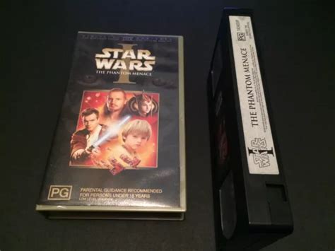 STAR WARS I The Phantom Menace Australian Vhs Pal Format Video Movie