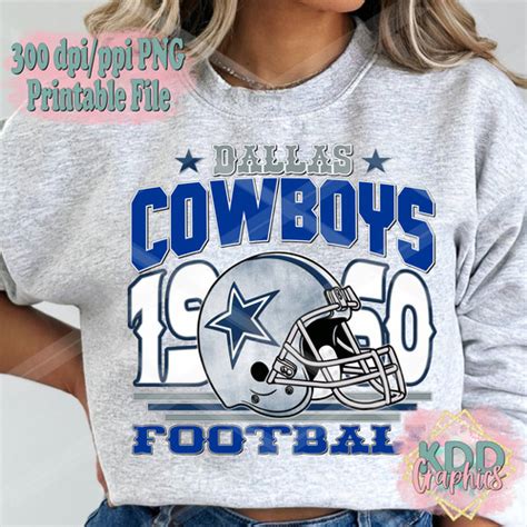 Dallas Cowboys Football 1960 - Football Helmet - 300dpi PNG | Kdd ...