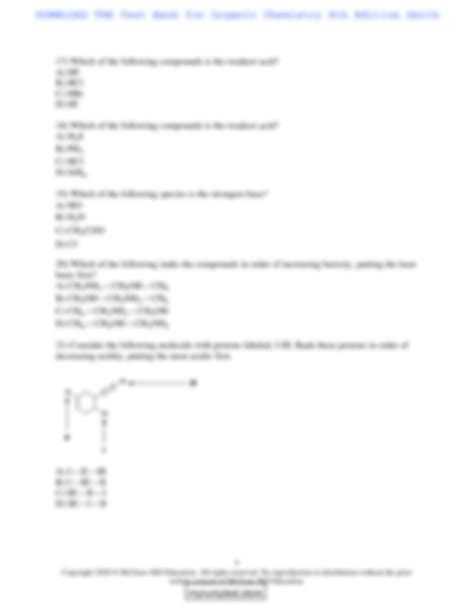 Solution Organic Chemistry 8th Edition Brown Test Bank Studypool