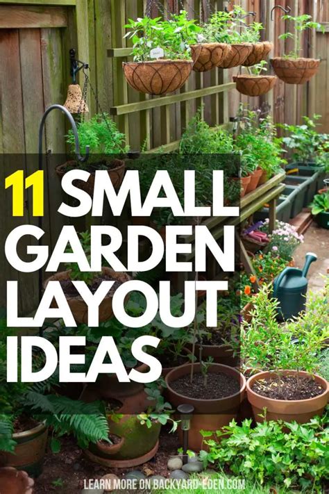 11 Small Garden Layout Ideas for a Stunning Garden Oasis! - Backyard Eden