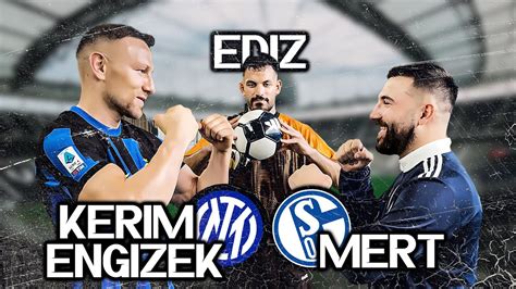 Fussball Challenge Gegen Kerim Engizek Ediz R T Im Tor Youtube