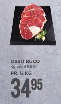 Osso buco pr ½ kg tilbud hos MENY