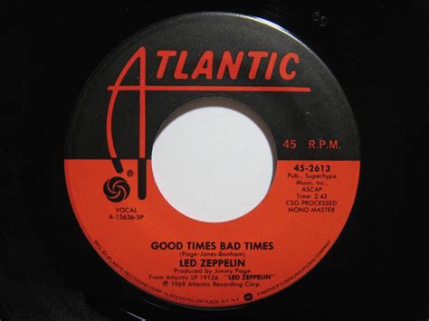 Yahoo Led Zeppelin Good Times Bad Times