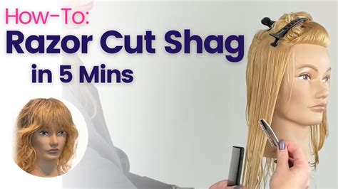 Razor Cut Shag In 5 Mins With Mandy Mccullough Youtube