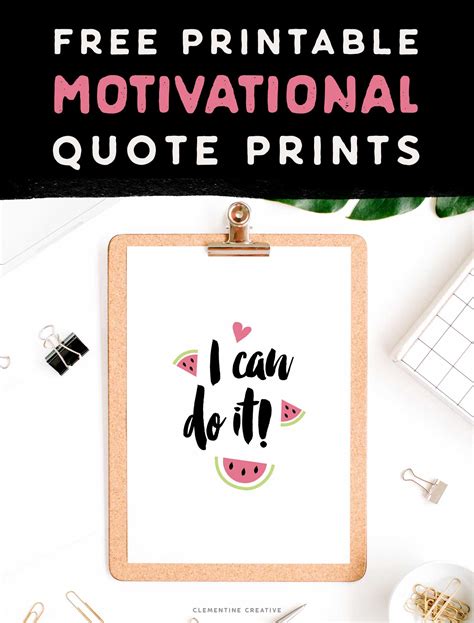Motivational Quotes Printable