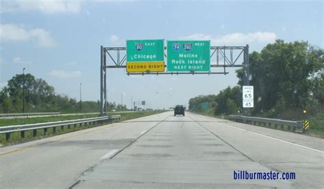 EB I-80/WB IL St Rt 110 near I-74/280. (August, 2010)