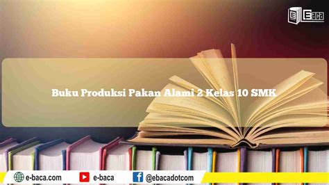 Buku Produksi Pakan Alami Kelas Smk E Baca