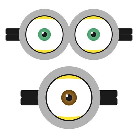 Minion Eyes Template