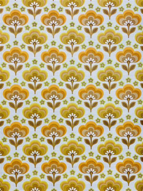 70's Retro wallpaper orange | Vintage Wallpapers - Online Shop