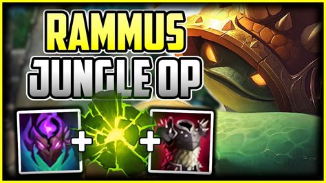 HOW TO PLAY RAMMUS JUNGLE Best Builds Runes S Rammus Commentary