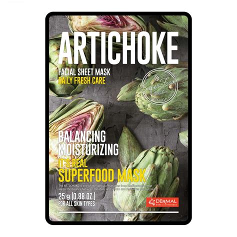 Dermal Real Food Face Mask Artichoke