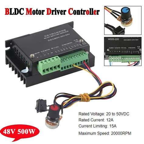 Motor Driver Controller Ws Dc V W Cnc Brushless Spindle Bldc