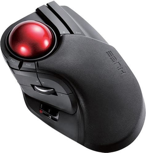 Elecom M-HT1DRBK HUGE Wireless Trackball - Trackball Mouse Reviews