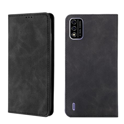 For Itel A48 Skin Feel Magnetic Horizontal Flip Leather Phone Case