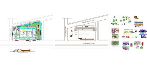 Spor Ve Oyun Park Projesi Kamusal Park Projesi Autocad Park Planlar