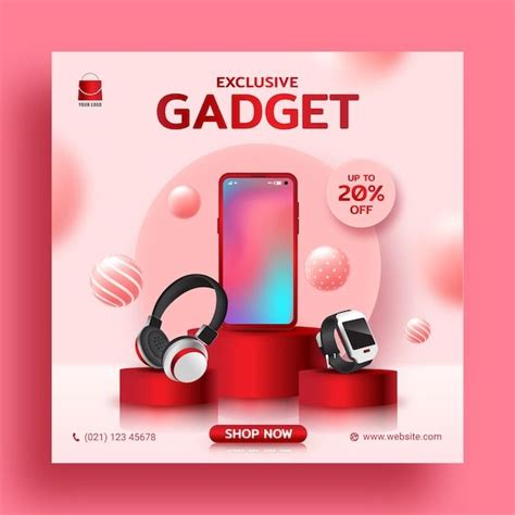 Premium Vector Exclusive Gadget Sale Promotion Social Media Instagram