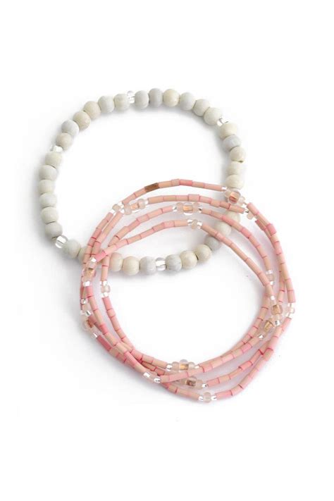 Porcelain And Sea Glass Zulugrass Bracelets The Leakey Collection Swahili Modern