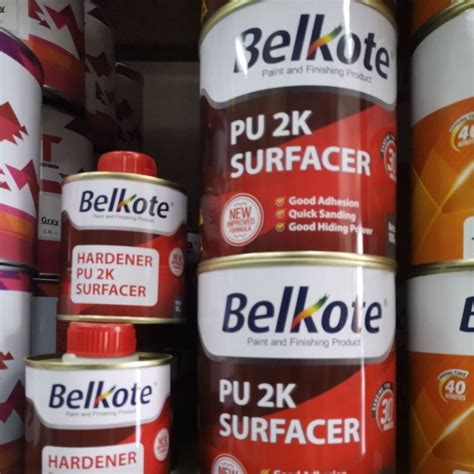 Jual Epoxy Pu K Surfacer Belkote Grey Shopee Indonesia