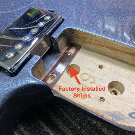 Electric Guitar Neck Shims - Guitar Repair Long Island