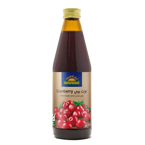 Nature Land, Organic Cranberry Juice (330ml) – Organature Bahrain