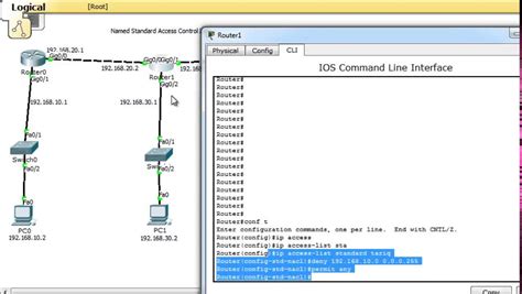 Cisco Access Control List Diagram Pptx Implementing Standa