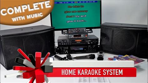 Karaoke System Complete Professional Karaoke Mics 4 500