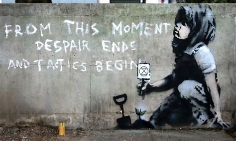 London Extinction Rebellion Mural Is A Banksy Says Expert Banksy Art