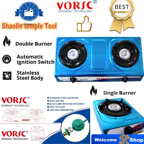 SINGLE BURNER DOUBLE BURNER GAS STOVE KALAN VORSC HEAVY DUTY Burner