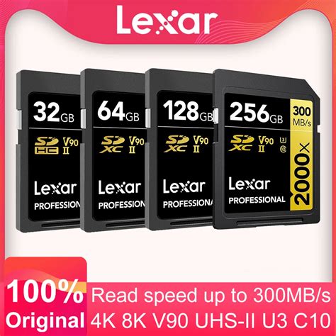 Lexar Cart O SD Para C Mera De V Deo 100 Cart O De Mem Ria