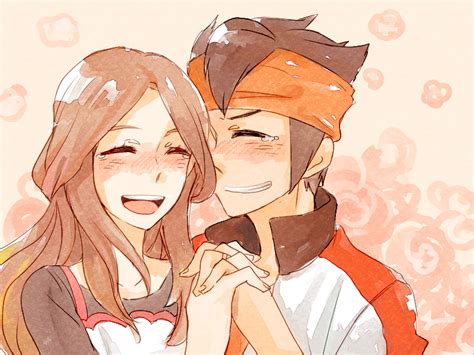 Endou Mamoru And Raimon Natsumi Inazuma Eleven And More Drawn By