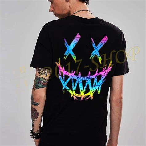 Jual I M Fine Abstrak Reflective Rainbow Tshirt Nyala Terbaru Pria