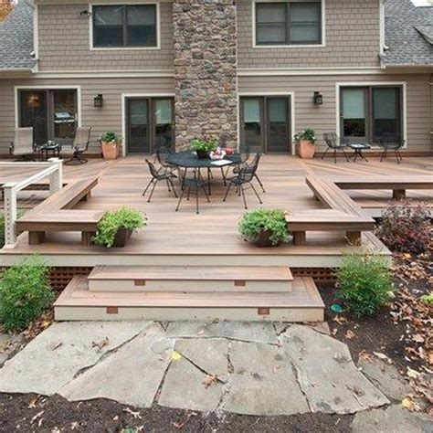 30+ Ground Level Deck Ideas – DECOOMO