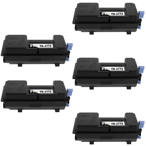 Compatible Kyocera TK 3172 TK3172 Toner Cartridge Black 5 Pack