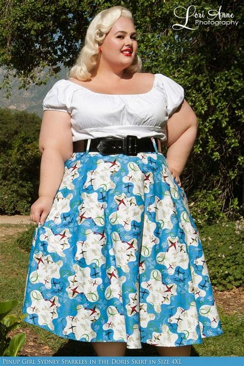 Pinup Couture Doris Skirt In Mary Blair Planes Print Plus Size