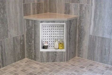 Can A Shower Niche Be Built Into A Corner Bench Seat Pros Cons