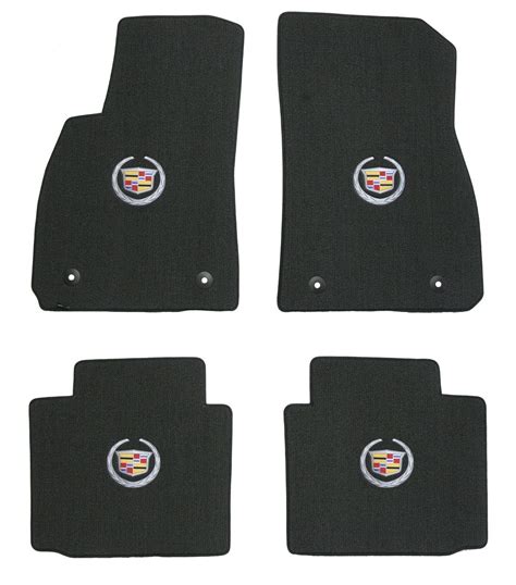 Lloyd Mats Velourtex 4pc Floor Mat Set Cadillac Xts Silver Crest On All 4 Mats Ebay