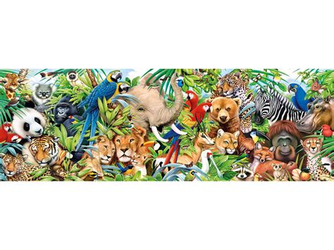 Clementoni Puzzle adultes Panorama 1000 Pièces Wildlife